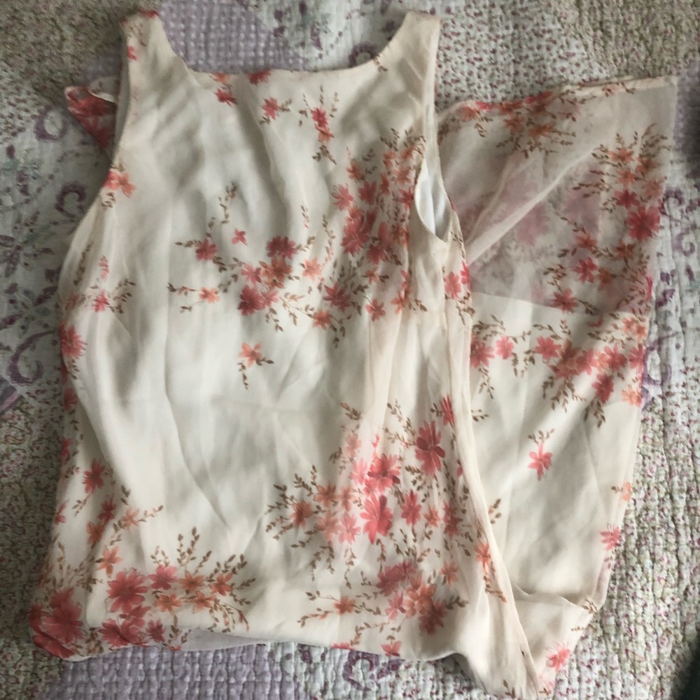 vintage 90s midi dress floral